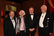 Landtags Vizepräsident Reinhold Bocklet, Österreichs Botschafter Ralph Scheide, C.P. Wieland, Präsident der Österreichisch-Bayerischen Gesellschaft (©Foto: Martin Schmitz)